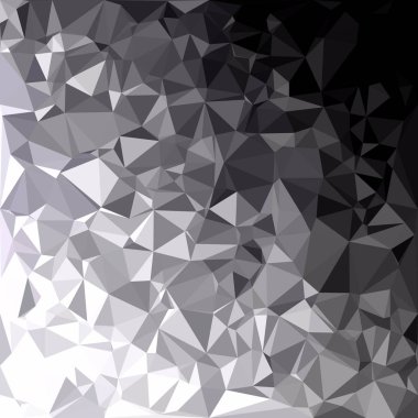 Siyah poligonal mozaik arka plan, yaratıcı tasarım şablonları