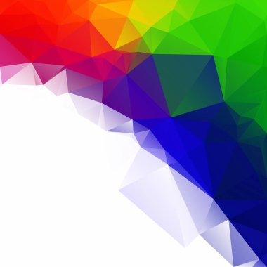 Renkli poligonal mozaik arka plan yaratıcı tasarım şablonları