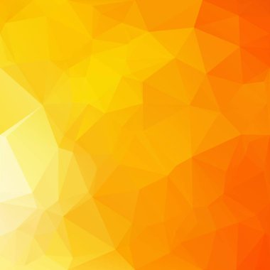Turuncu poligonal mozaik arka plan yaratıcı tasarım şablonları