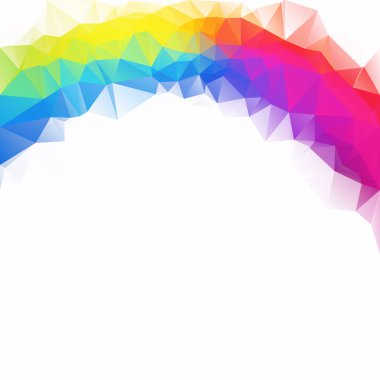 Renkli poligonal mozaik arka plan yaratıcı tasarım şablonları