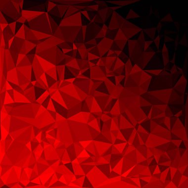 Kırmızı Çokgen Mozaik Arkaplan, Yaratıcı Tasarım Şablonları