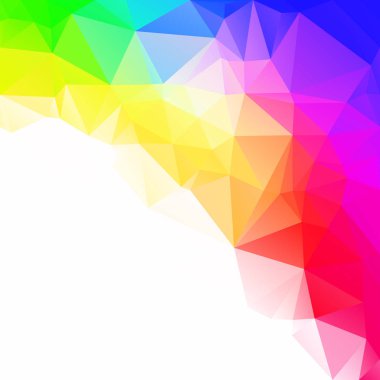 Renkli poligonal mozaik arka plan yaratıcı tasarım şablonları