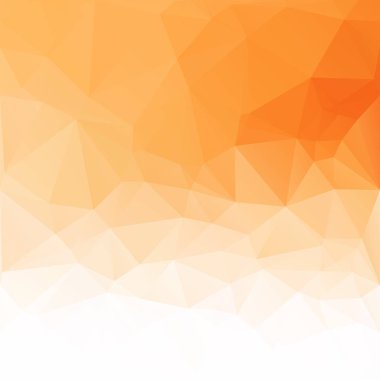 Turuncu poligonal mozaik arka plan yaratıcı tasarım şablonları