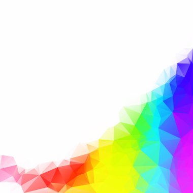 Renkli poligonal mozaik arka plan yaratıcı tasarım şablonları