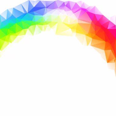 Renkli poligonal mozaik arka plan yaratıcı tasarım şablonları