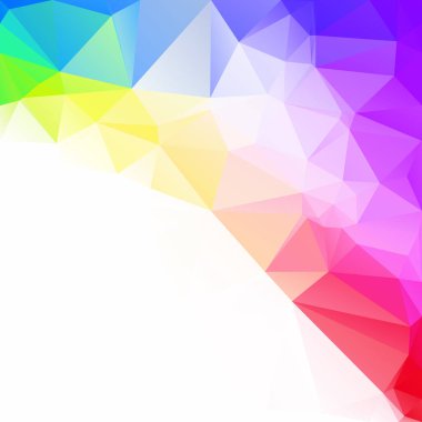 Renkli poligonal mozaik arka plan yaratıcı tasarım şablonları