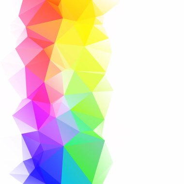 Renkli poligonal mozaik arka plan yaratıcı tasarım şablonları