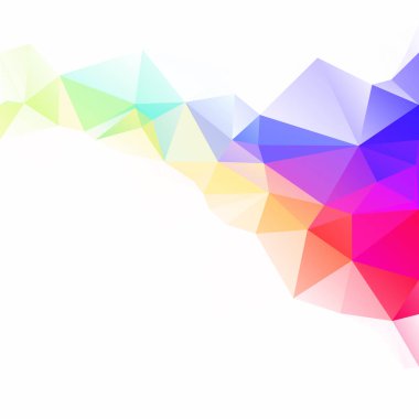 Renkli poligonal mozaik arka plan yaratıcı tasarım şablonları
