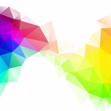 Renkli poligonal mozaik arka plan yaratıcı tasarım şablonları