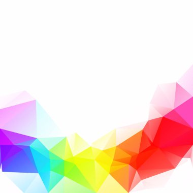 Renkli poligonal mozaik arka plan yaratıcı tasarım şablonları