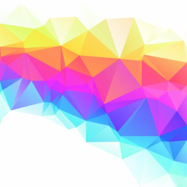 Renkli poligonal mozaik arka plan yaratıcı tasarım şablonları