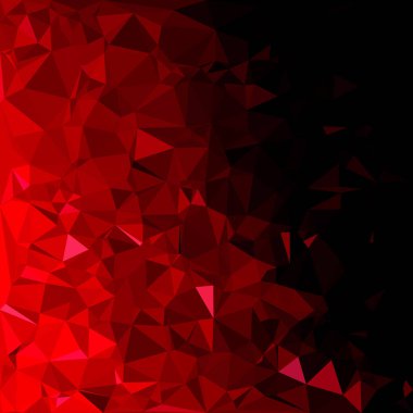 Kırmızı Çokgen Mozaik Arkaplan, Yaratıcı Tasarım Şablonları