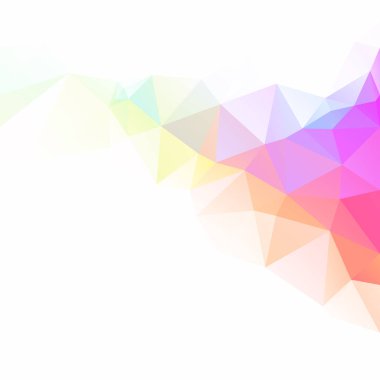 Renkli poligonal mozaik arka plan yaratıcı tasarım şablonları