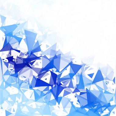 Mavi mola mozaik arka plan, yaratıcı tasarım şablonları