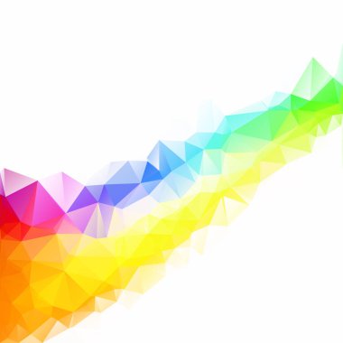 Renkli poligonal mozaik arka plan yaratıcı tasarım şablonları