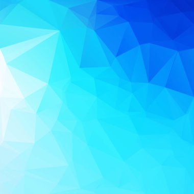 mavi çokgen mozaik arkaplan, yaratıcı tasarım şablonları