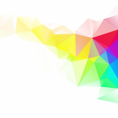 Renkli poligonal mozaik arka plan yaratıcı tasarım şablonları