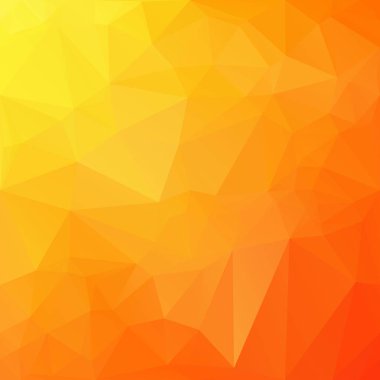 Turuncu poligonal mozaik arka plan yaratıcı tasarım şablonları