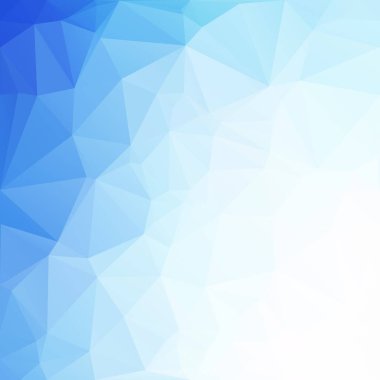 mavi çokgen mozaik arkaplan, yaratıcı tasarım şablonları