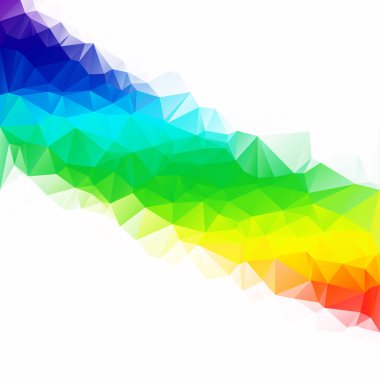 Renkli poligonal mozaik arka plan yaratıcı tasarım şablonları