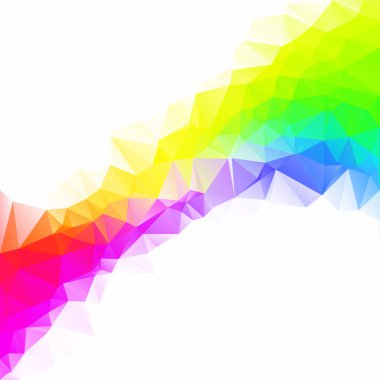 Renkli poligonal mozaik arka plan yaratıcı tasarım şablonları