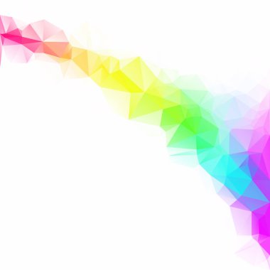 Renkli poligonal mozaik arka plan yaratıcı tasarım şablonları