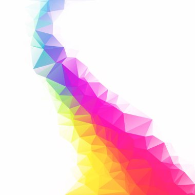 Renkli poligonal mozaik arka plan yaratıcı tasarım şablonları