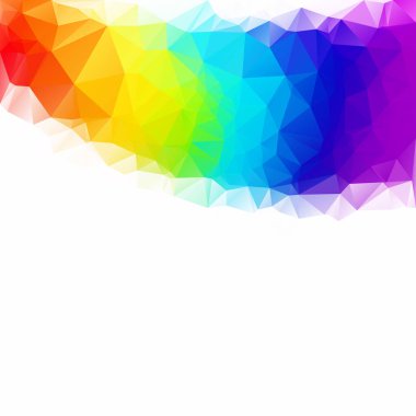 Renkli poligonal mozaik arka plan yaratıcı tasarım şablonları