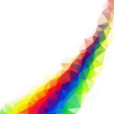 Renkli poligonal mozaik arka plan yaratıcı tasarım şablonları