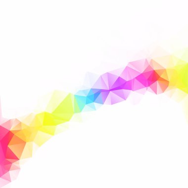 Renkli poligonal mozaik arka plan yaratıcı tasarım şablonları