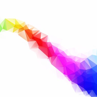 Renkli poligonal mozaik arka plan yaratıcı tasarım şablonları