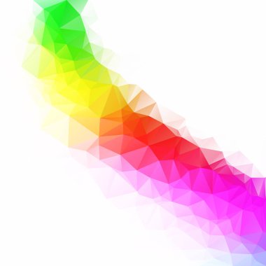 Renkli poligonal mozaik arka plan yaratıcı tasarım şablonları