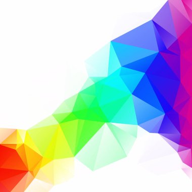 Renkli poligonal mozaik arka plan yaratıcı tasarım şablonları