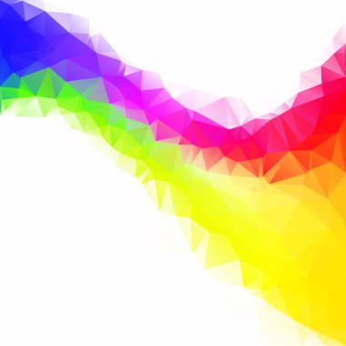 Renkli poligonal mozaik arka plan yaratıcı tasarım şablonları