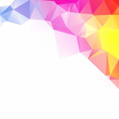 Renkli poligonal mozaik arka plan yaratıcı tasarım şablonları