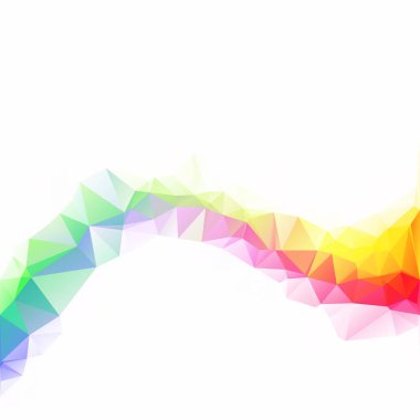 Renkli poligonal mozaik arka plan yaratıcı tasarım şablonları