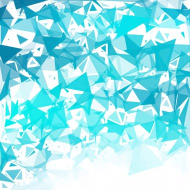 Mavi mola mozaik arka plan, yaratıcı tasarım şablonları