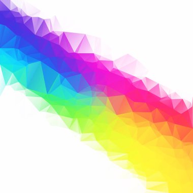 Renkli poligonal mozaik arka plan yaratıcı tasarım şablonları