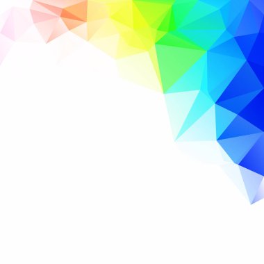 Renkli poligonal mozaik arka plan yaratıcı tasarım şablonları