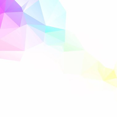 Renkli poligonal mozaik arka plan yaratıcı tasarım şablonları