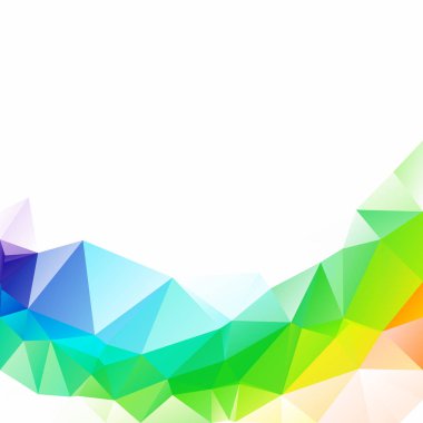 Renkli poligonal mozaik arka plan yaratıcı tasarım şablonları