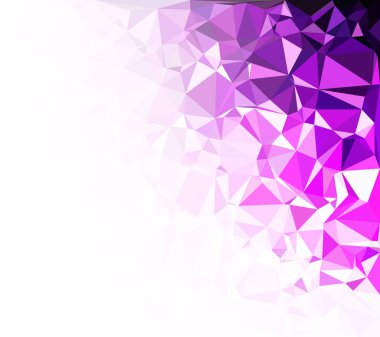 Mor Çokgen Mozaik Arkaplan, Yaratıcı Tasarım Şablonları