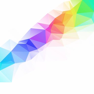 Renkli poligonal mozaik arka plan yaratıcı tasarım şablonları