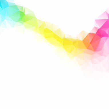 Renkli poligonal mozaik arka plan yaratıcı tasarım şablonları