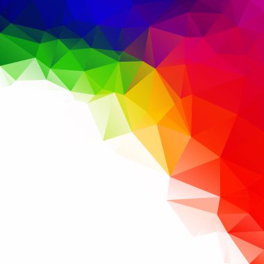 Renkli poligonal mozaik arka plan yaratıcı tasarım şablonları