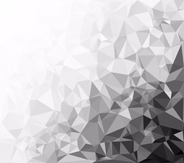Gri Beyaz Çokgen Arkaplan, Yaratıcı Tasarım Şablonları
