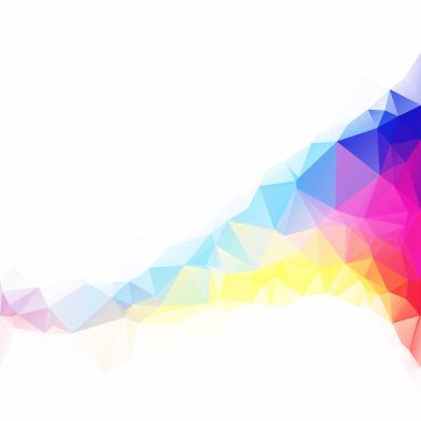 Renkli poligonal mozaik arka plan yaratıcı tasarım şablonları