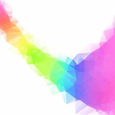 Renkli poligonal mozaik arka plan yaratıcı tasarım şablonları