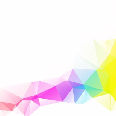 Renkli poligonal mozaik arka plan yaratıcı tasarım şablonları