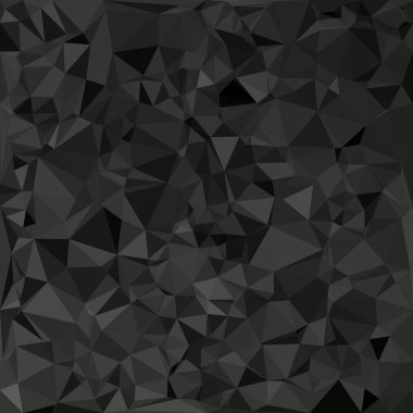 Siyah poligonal mozaik arka plan, yaratıcı tasarım şablonları